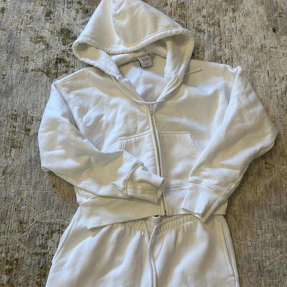 TNA SWEAT SUIT WHITE